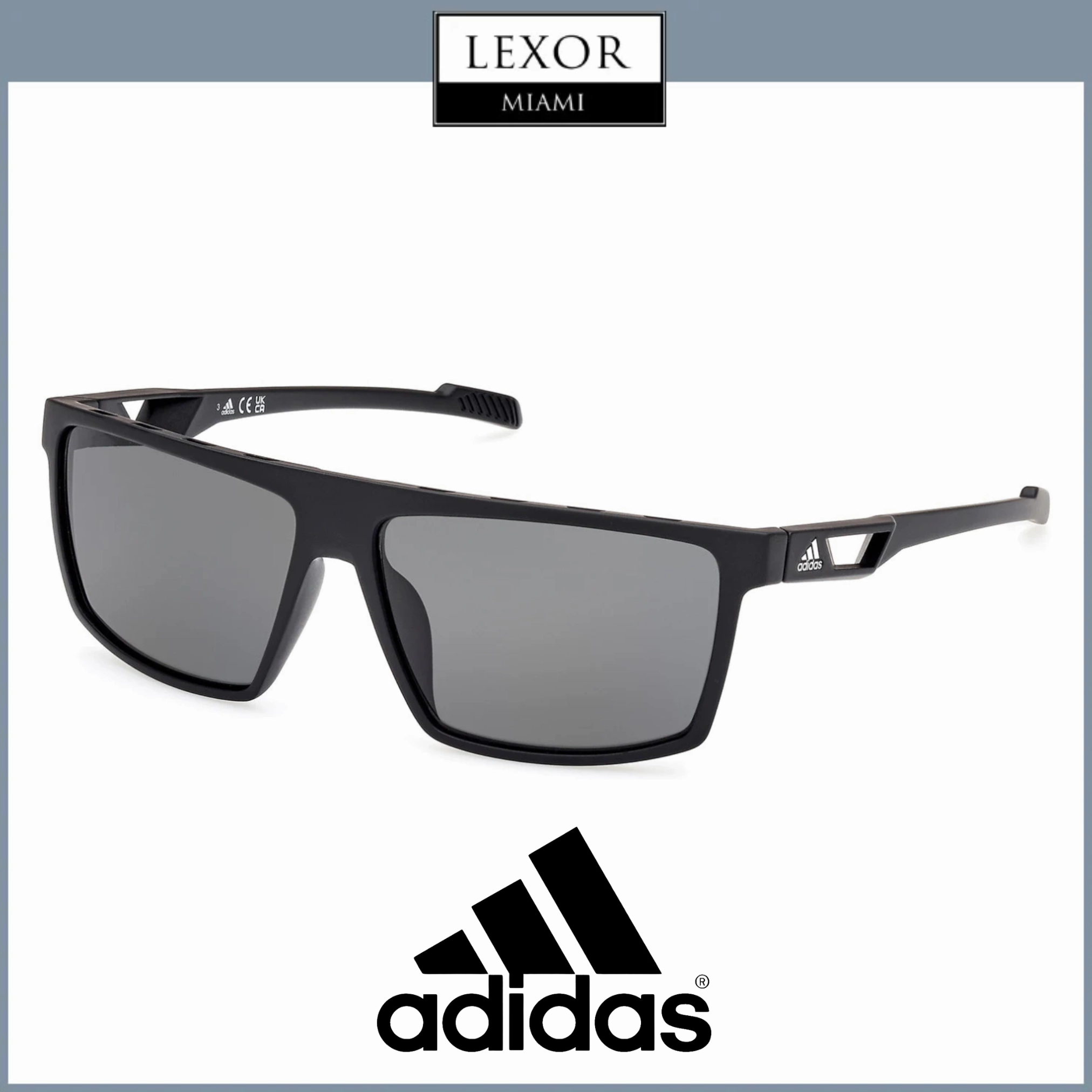 Adidas SP0083/S 02A Polarized Acetate Sunglasses Men