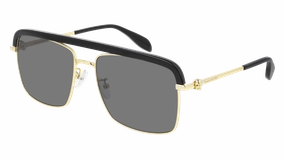 Alexander Mcqueen AM0258S 001 59 Unisex Sunglasses