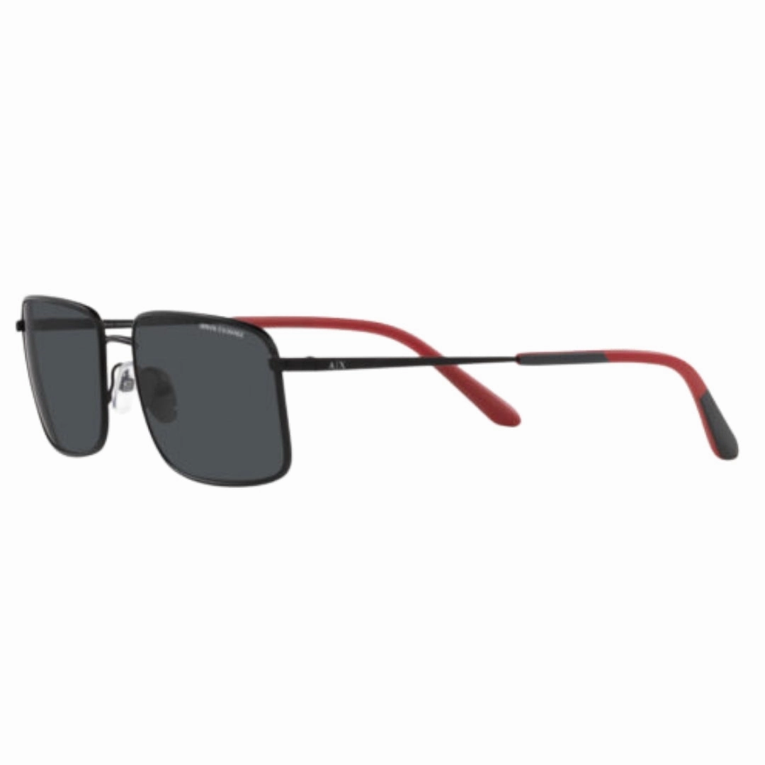 Armani Exchange Dark Grey Lens Black Sunglasses