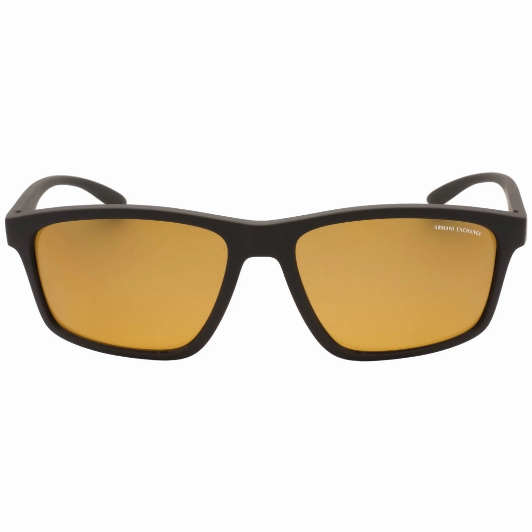 Armani Exchange Polar Brown Lens Dark Brown Sunglasses