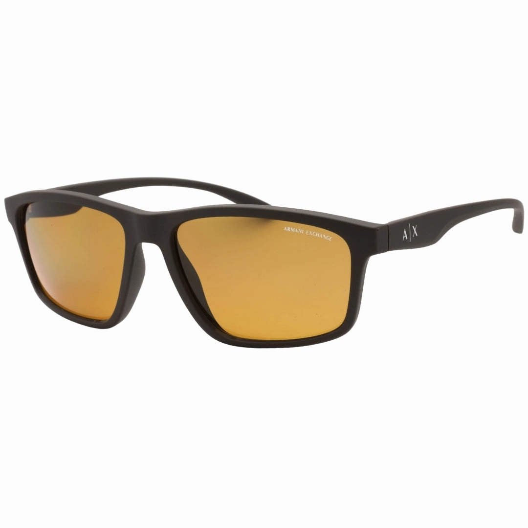 Armani Exchange Polar Brown Lens Dark Brown Sunglasses