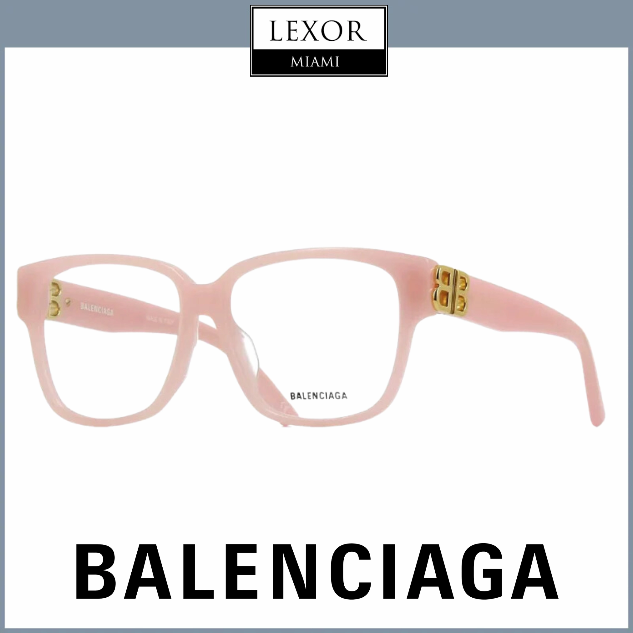 Balenciaga BB0104O 004 56 Optical Frame Woman's