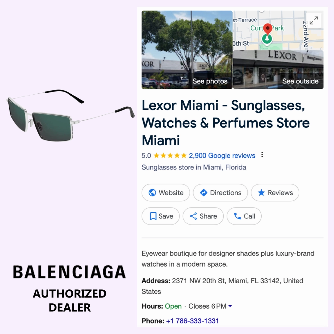 Balenciaga BB0195S-003 62 Sunglass MAN METAL
