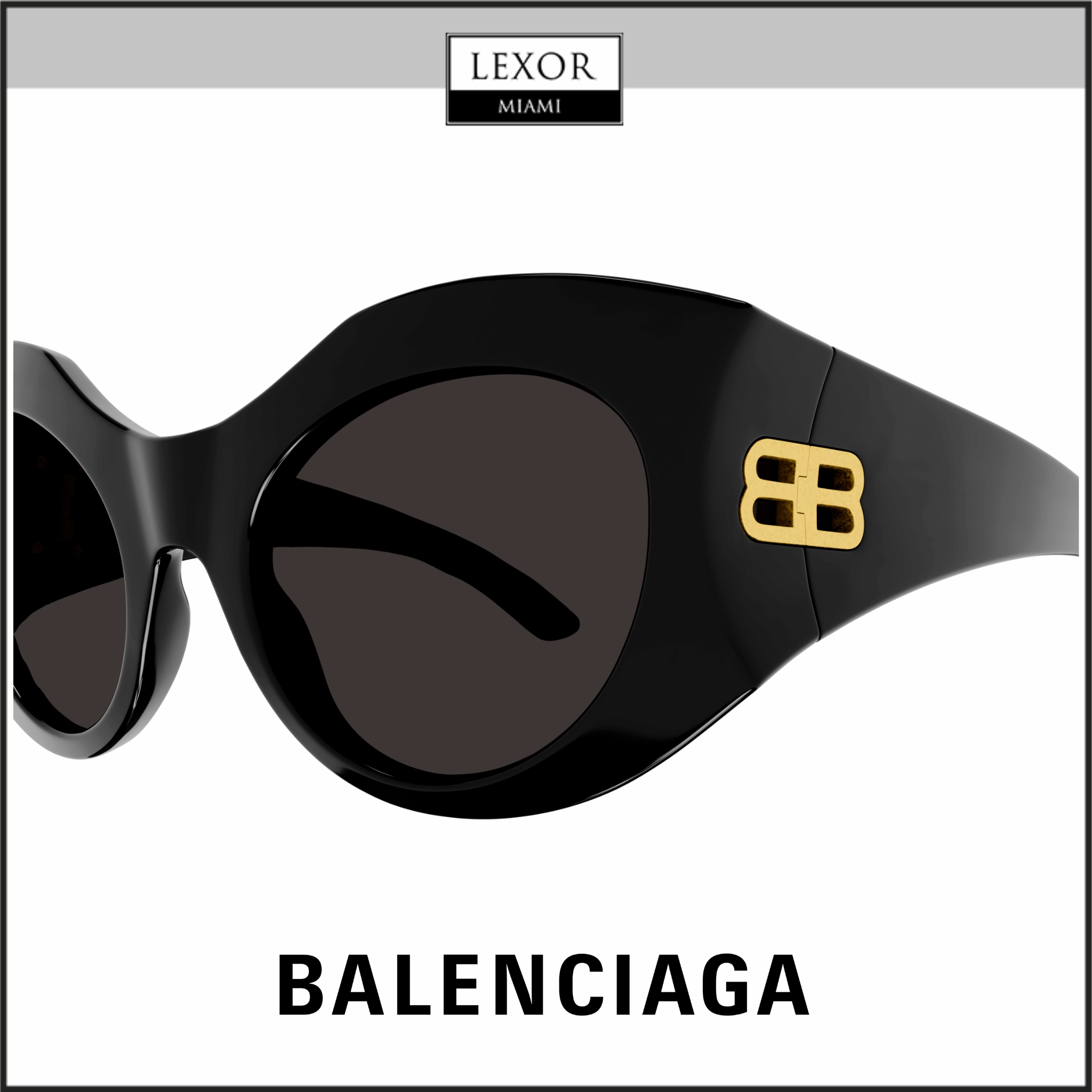 Balenciaga BB0256S-001 56 Sunglass WOMAN BIO INJECT