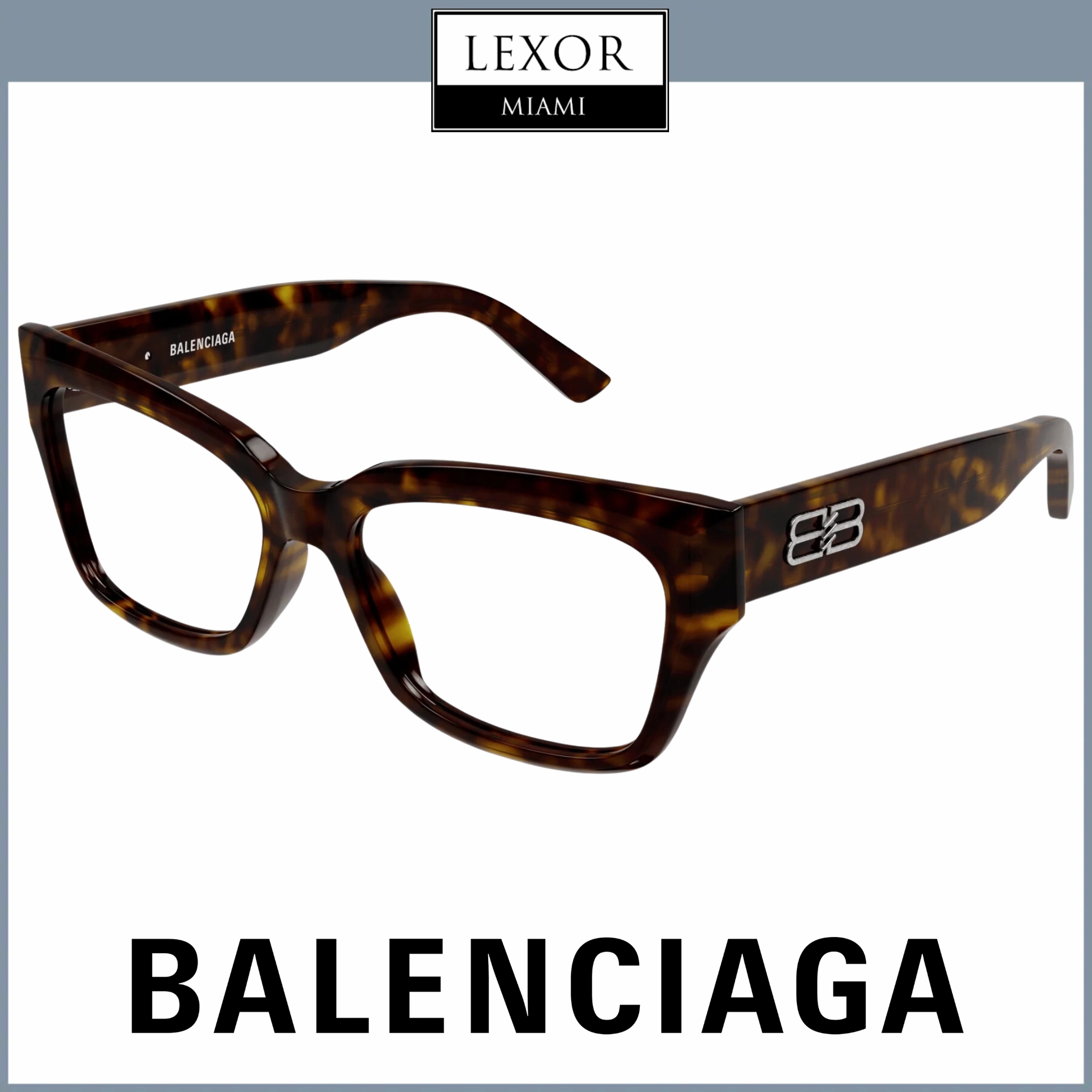 Balenciaga BB0274O-002 55  Optical Frame WOMAN RECYC