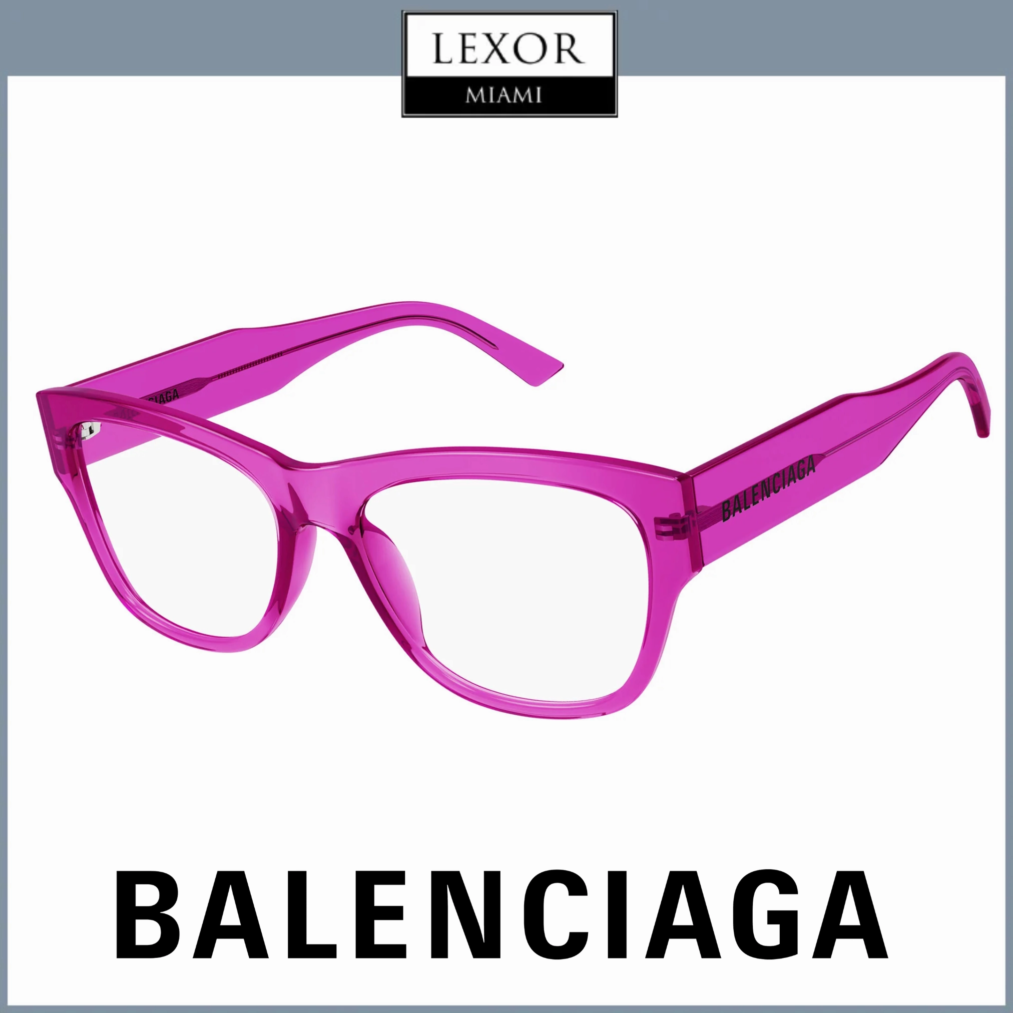 Balenciaga BB0309O-004 54 Unisex Sunglass RECYCLED ACETATE