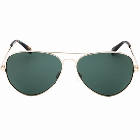 Banana Republic Green Lensed Light Gold Sunglasses