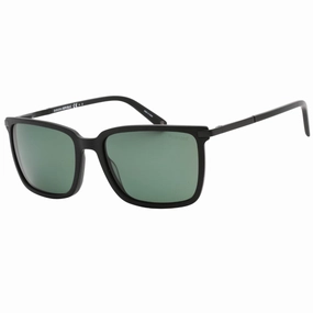 Banana Republic Green PZ Lensed Matte Black Sunglasses