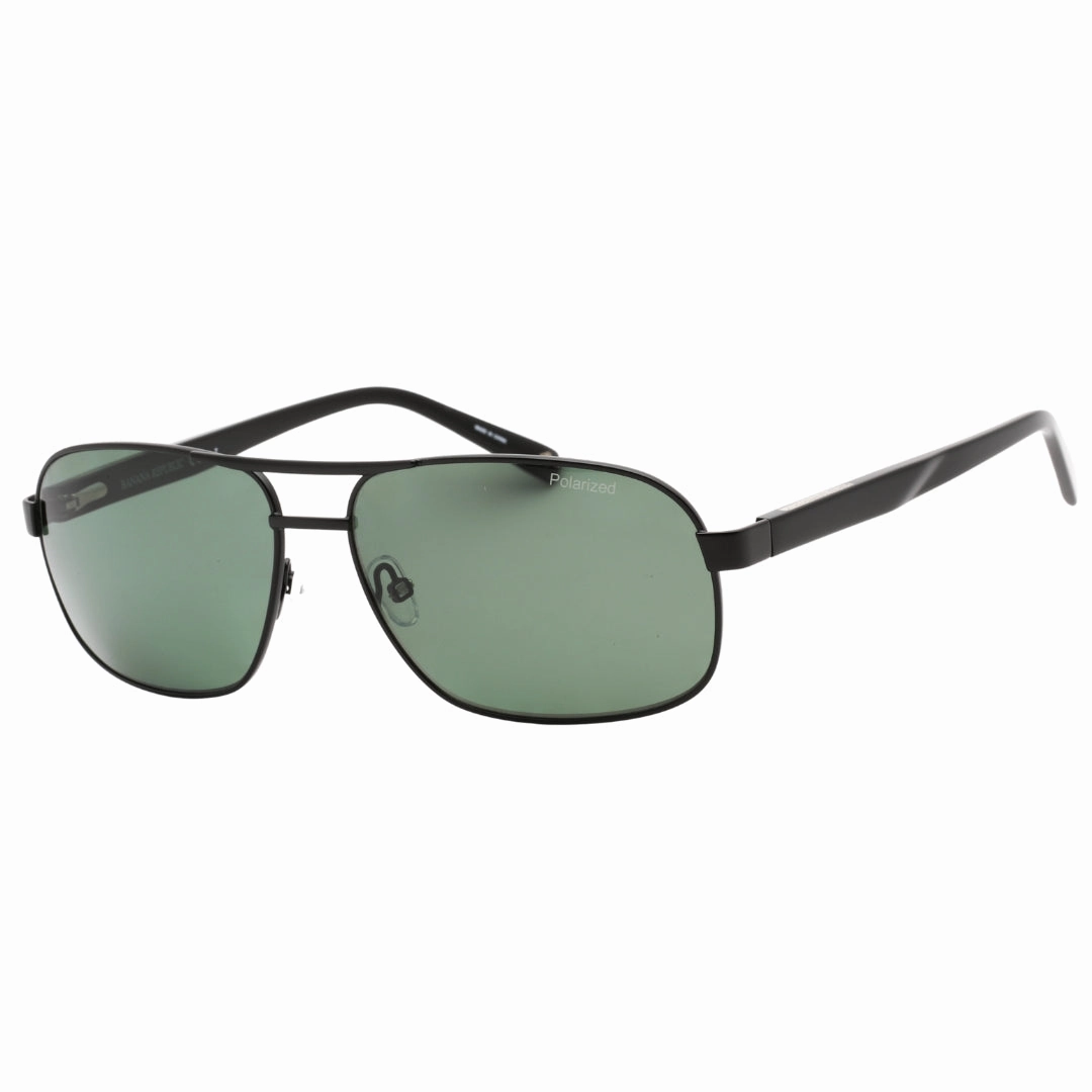 Banana Republic Green PZ Lensed Matte Black Sunglasses