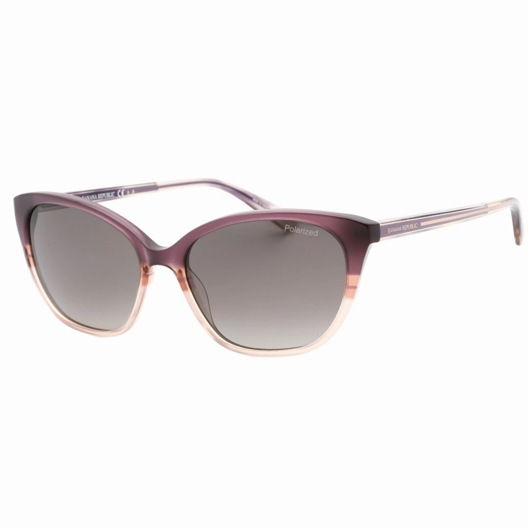Banana Republic Grey SF Polarized Lens Shaded Violet Sunglasses