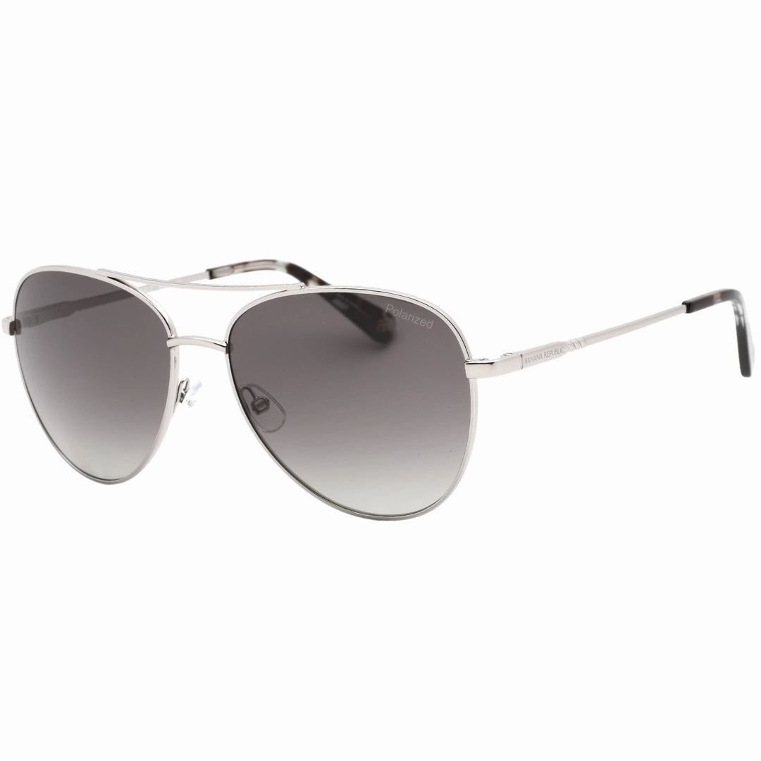 Banana Republic Grey SF PZ Lens Silver Sunglasses