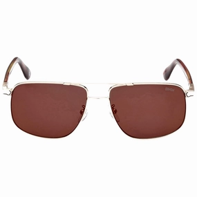 BMW Gold Framed Roviex Mirrored Lens Sunglasses