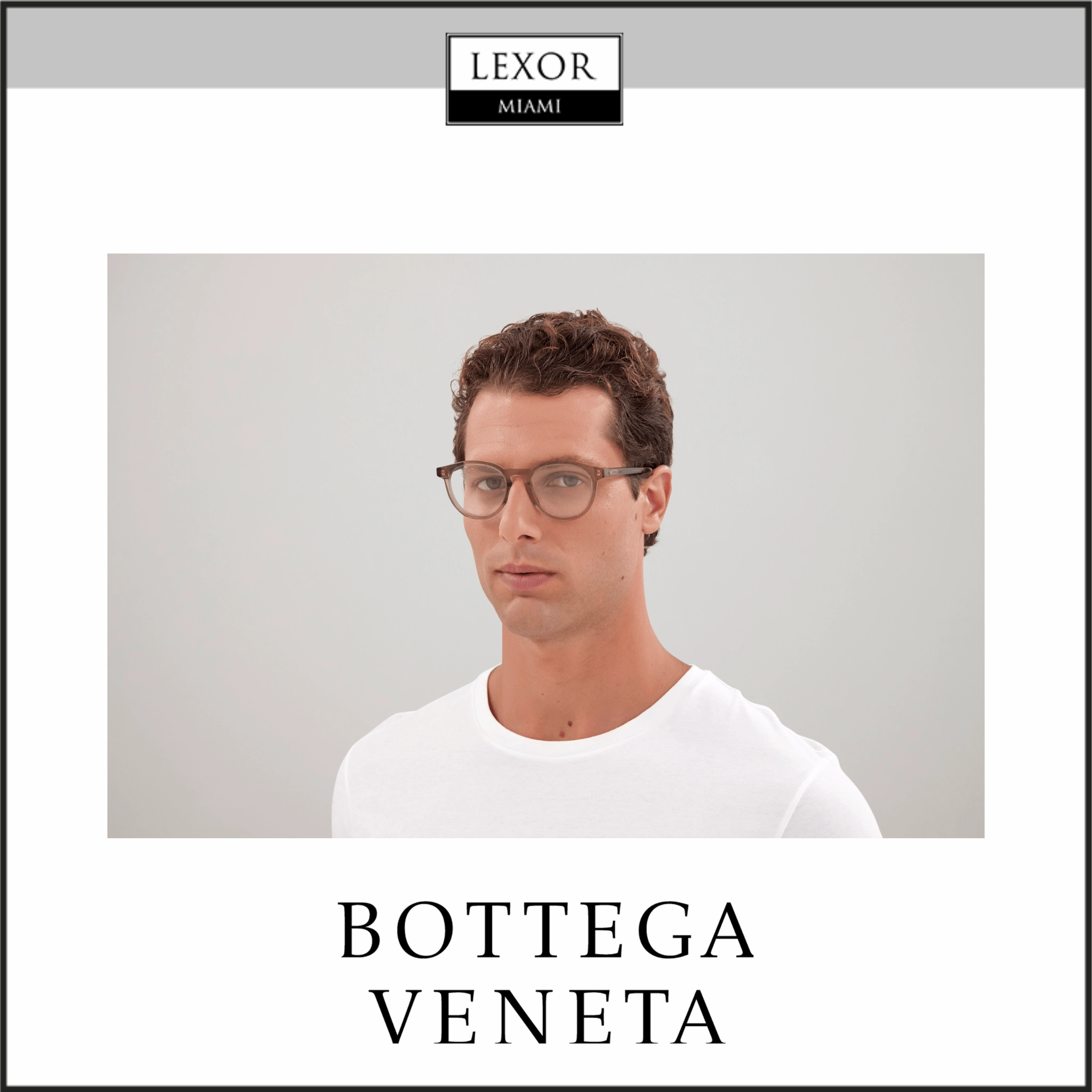 Bottega Veneta BV1225O-004 50 Optical Frame UNISEX RECY