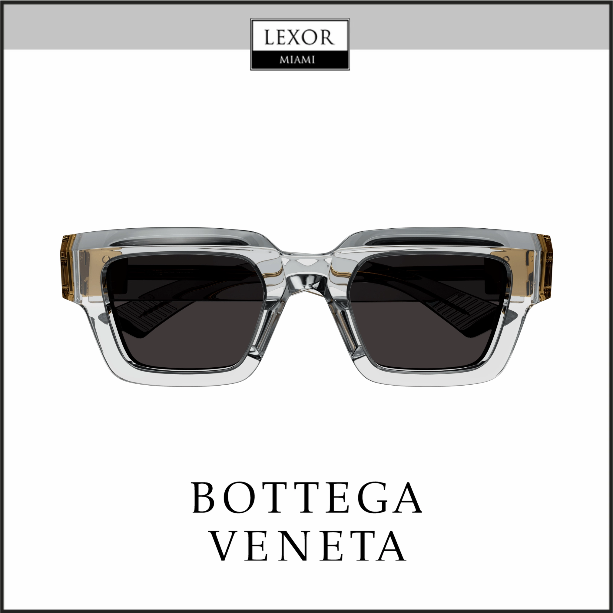 Bottega Veneta BV1230S-001 49 Sunglass UNISEX RECYCLED