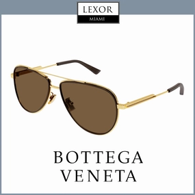 Bottega Veneta BV1240S-002 59 Sunglass MAN METAL