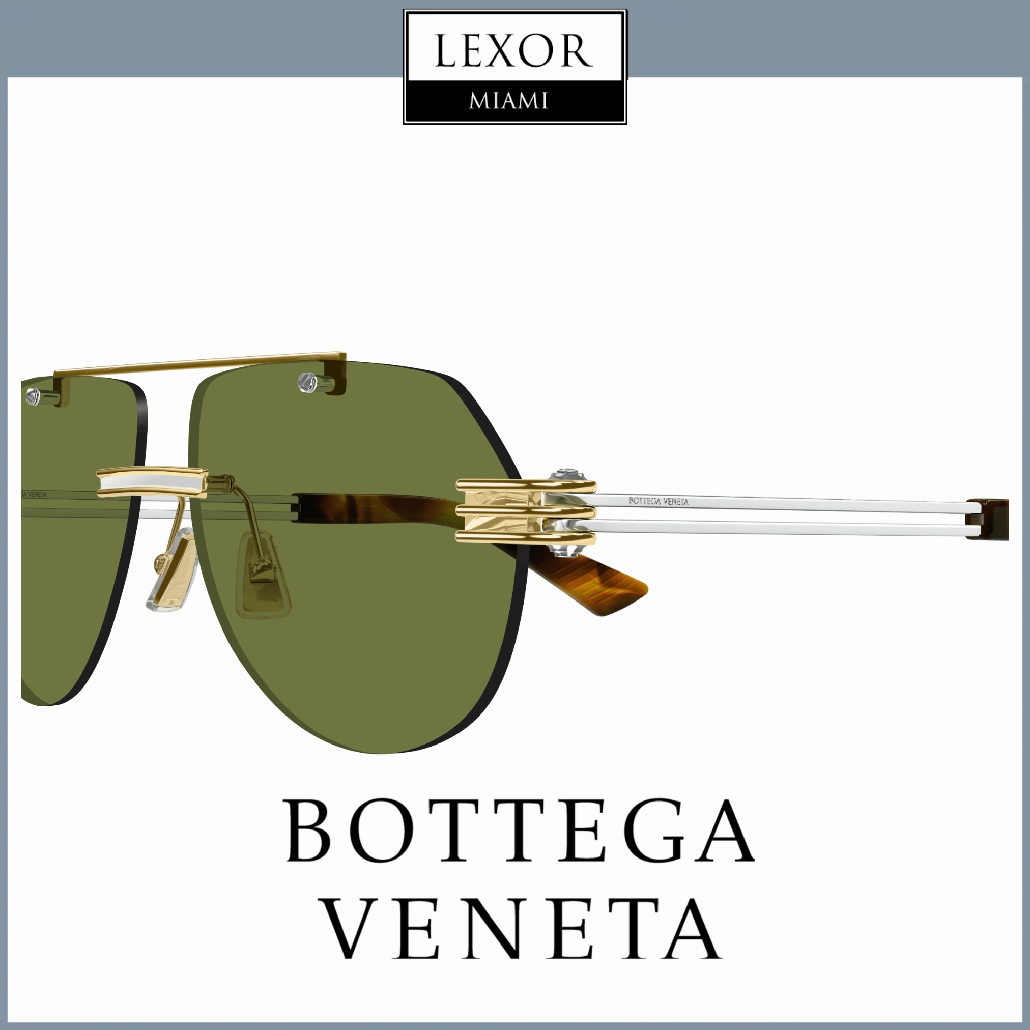 Bottega Veneta Sunglasses BV1342S-003 59 UNISEX METAL upc 889652515908