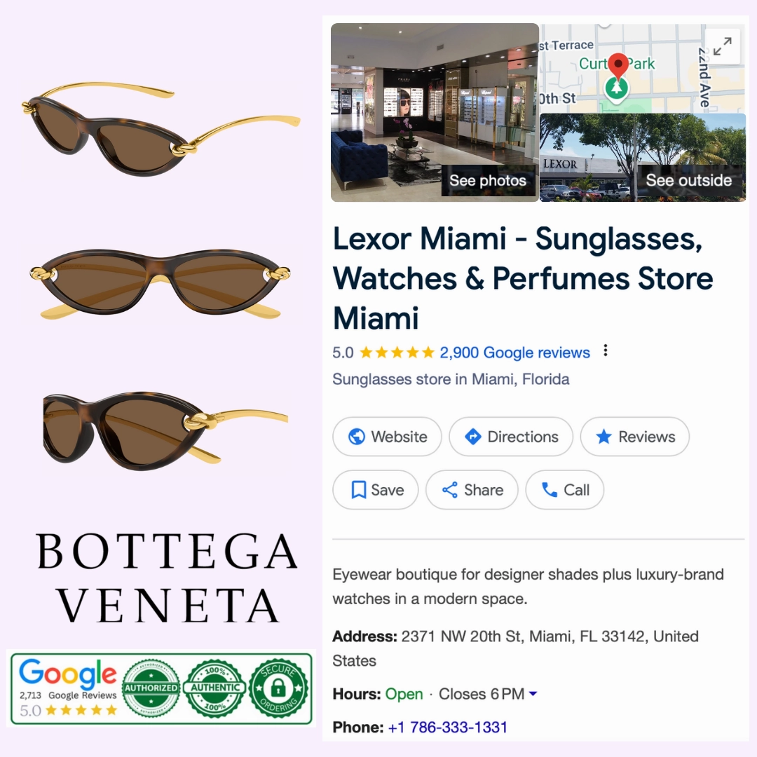 Bottega Veneta Sunglasses BV1390S-002 56 Women upc 889652557939