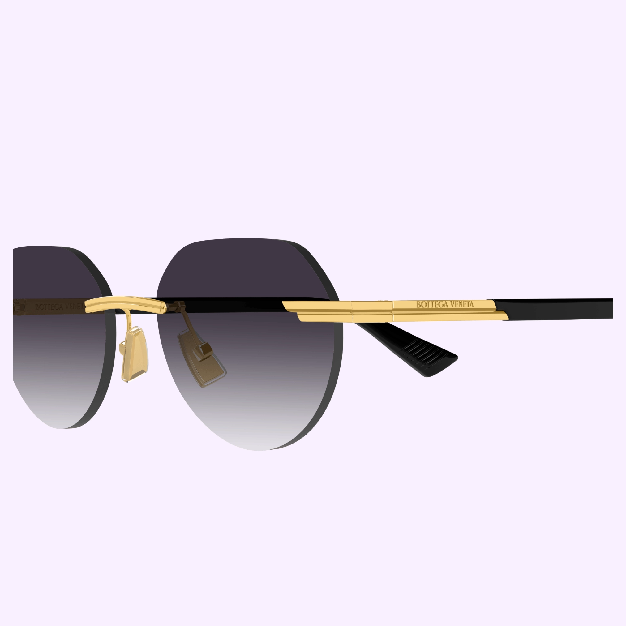 Bottega Veneta Sunglasses Ribbon BV1379S-001 51 Men upc 889652546377