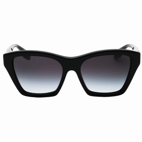 Burberry Dark Grey Lens Black Textured Sunglasses