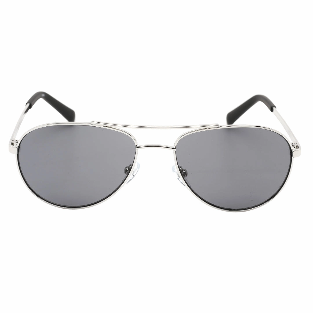 Calvin Klein Black Lens Silver Sunglasses