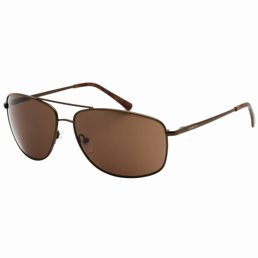 Calvin Klein Brown Lens Brown Sunglasses