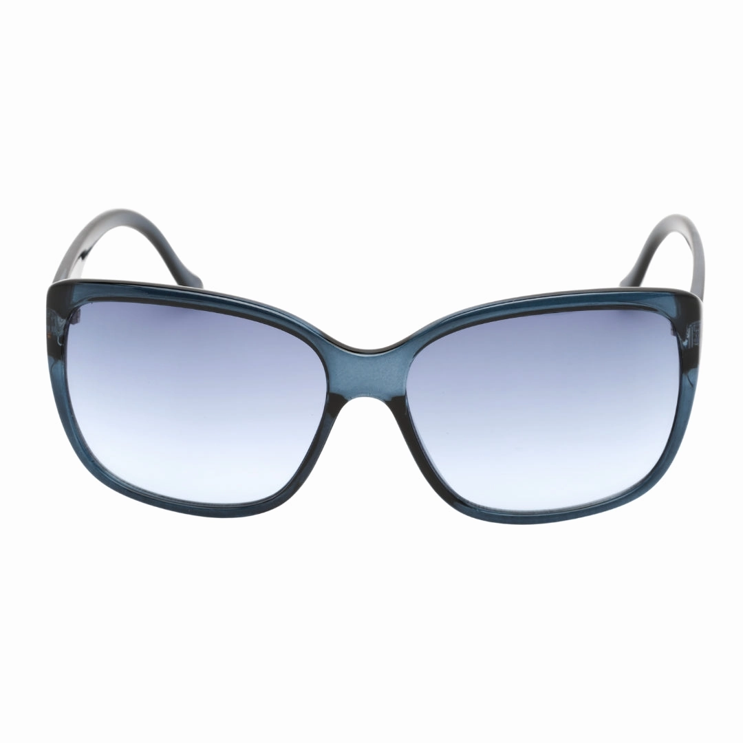 Calvin Klein Crystal Navy Framed Navy Gradient Lens Sunglasses
