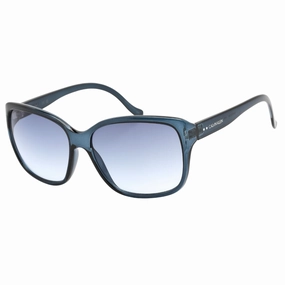 Calvin Klein Crystal Navy Framed Navy Gradient Lens Sunglasses
