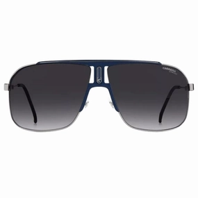 Carrera Dark Grey Lens Silver Blue Sunglasses