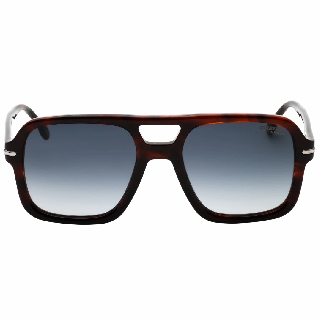 Carrera Dark Grey SF Lens Brown Horn Sunglasses