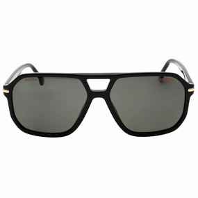 Carrera Grey Lens Gold Detail Black Sunglasses