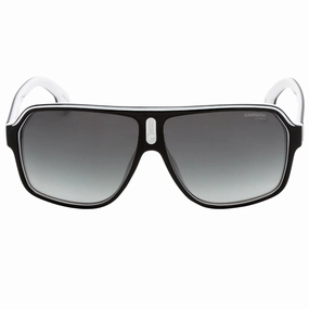 Carrera Grey Lens White Inner Legs Black Sunglasses