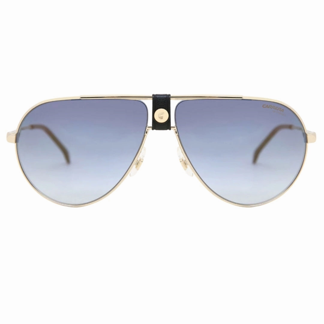 Carrera Grey Mirror Lens Gold Black Sunglasses