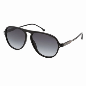 Carrera Matte Black Framed Grey Gradient Lensed Sunglasses