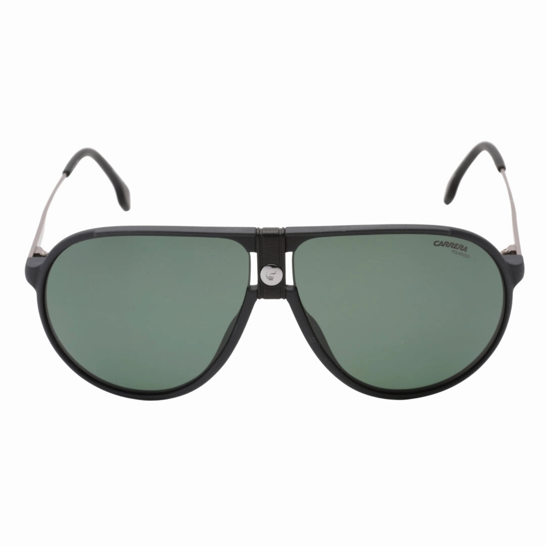 Carrera UC Matte Black Frame Green Polarized Lens Sunglasses