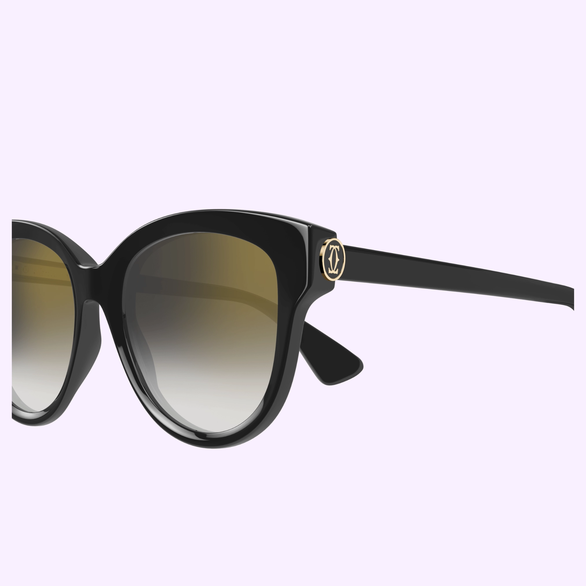 Cartier CONTEMPORARY CT0506SA-001 55 Women Sunglass upc 843023178925
