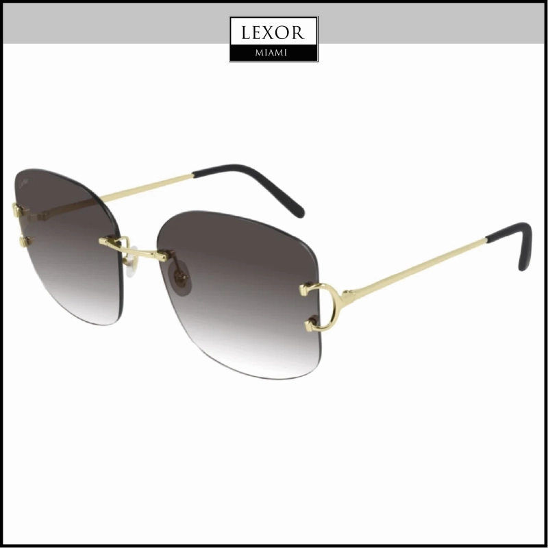 Cartier CT0037RS 001 60 Unisex Sunglasses