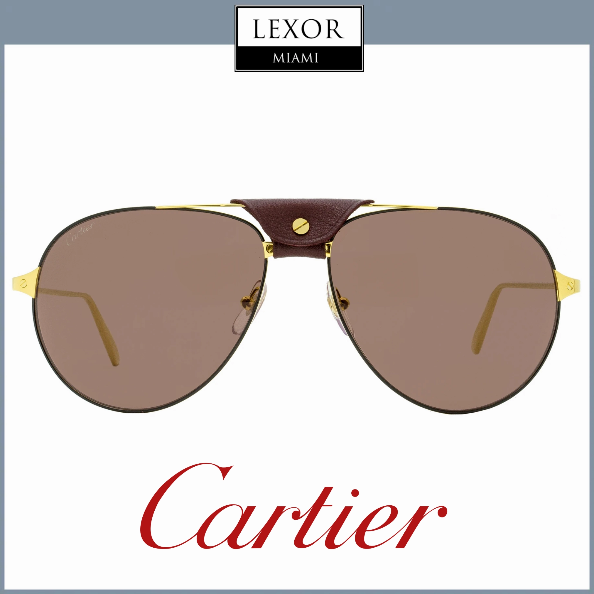 Cartier CT0038S 011 61 Sunglasses Unisex