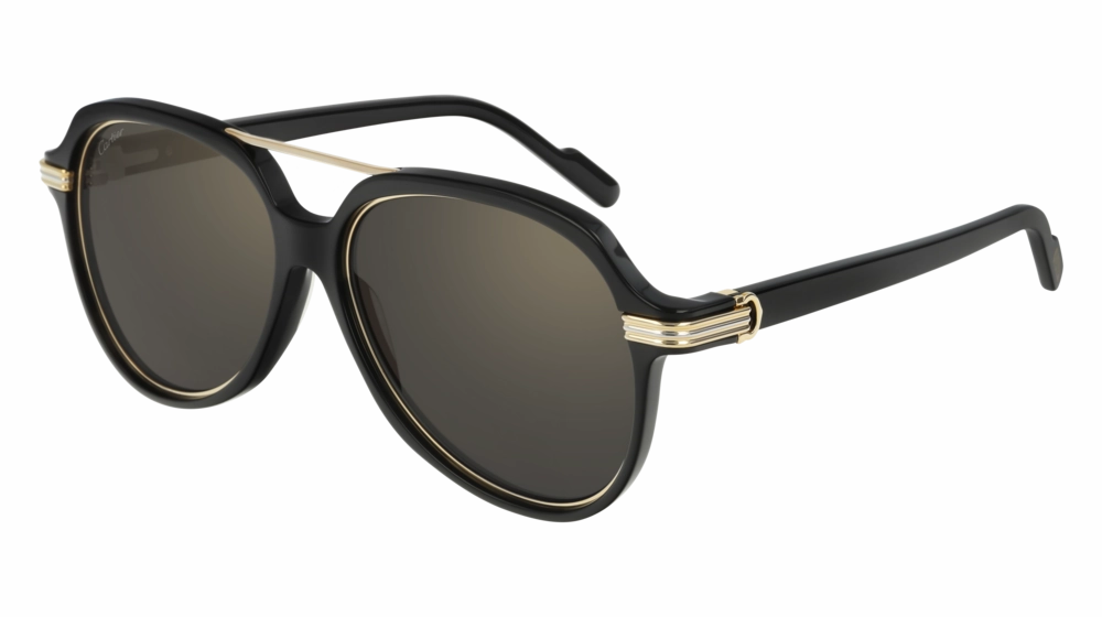 Cartier CT0159S 001 57 Men Sunglasses