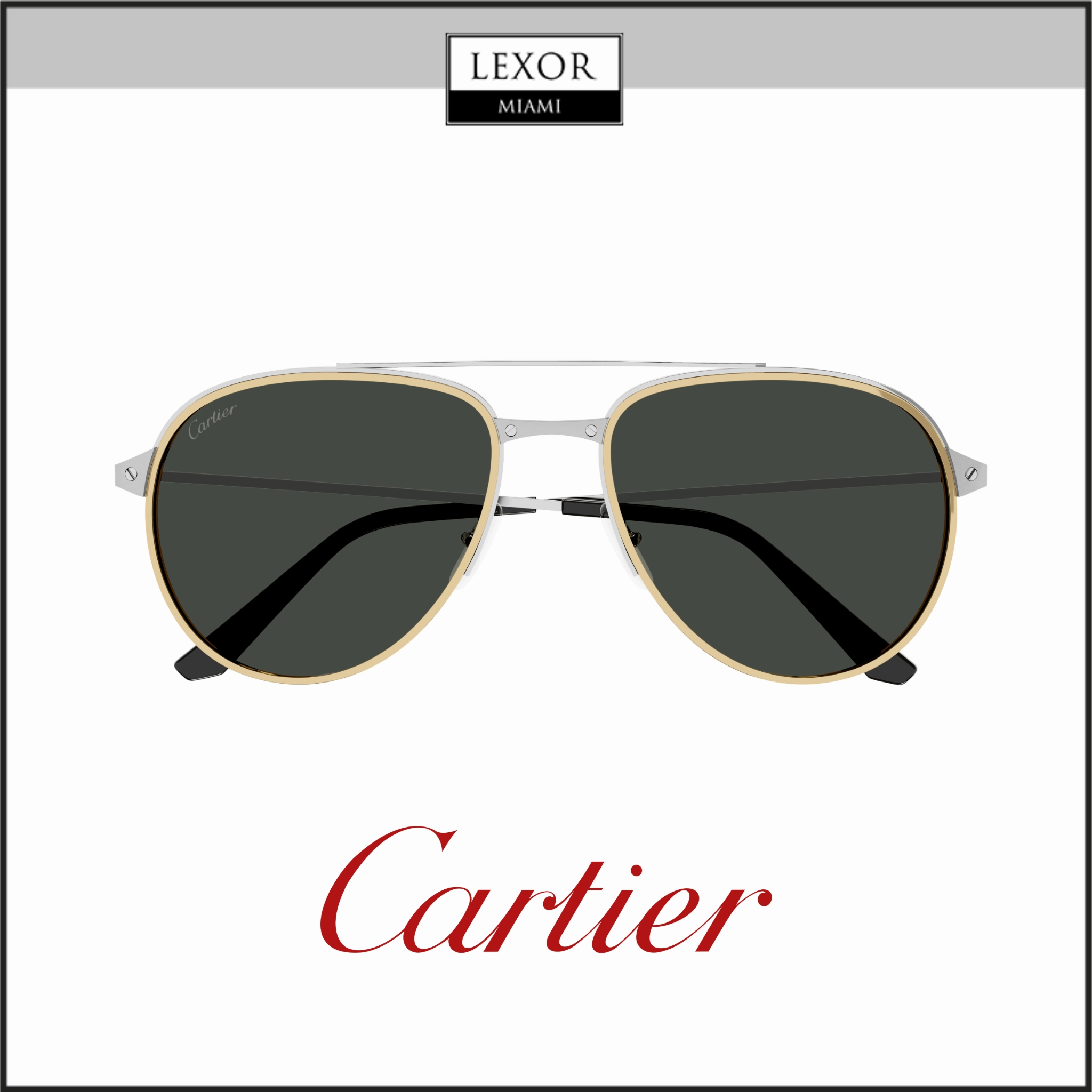 Cartier CT0326S-005 57  Sunglass MAN METAL