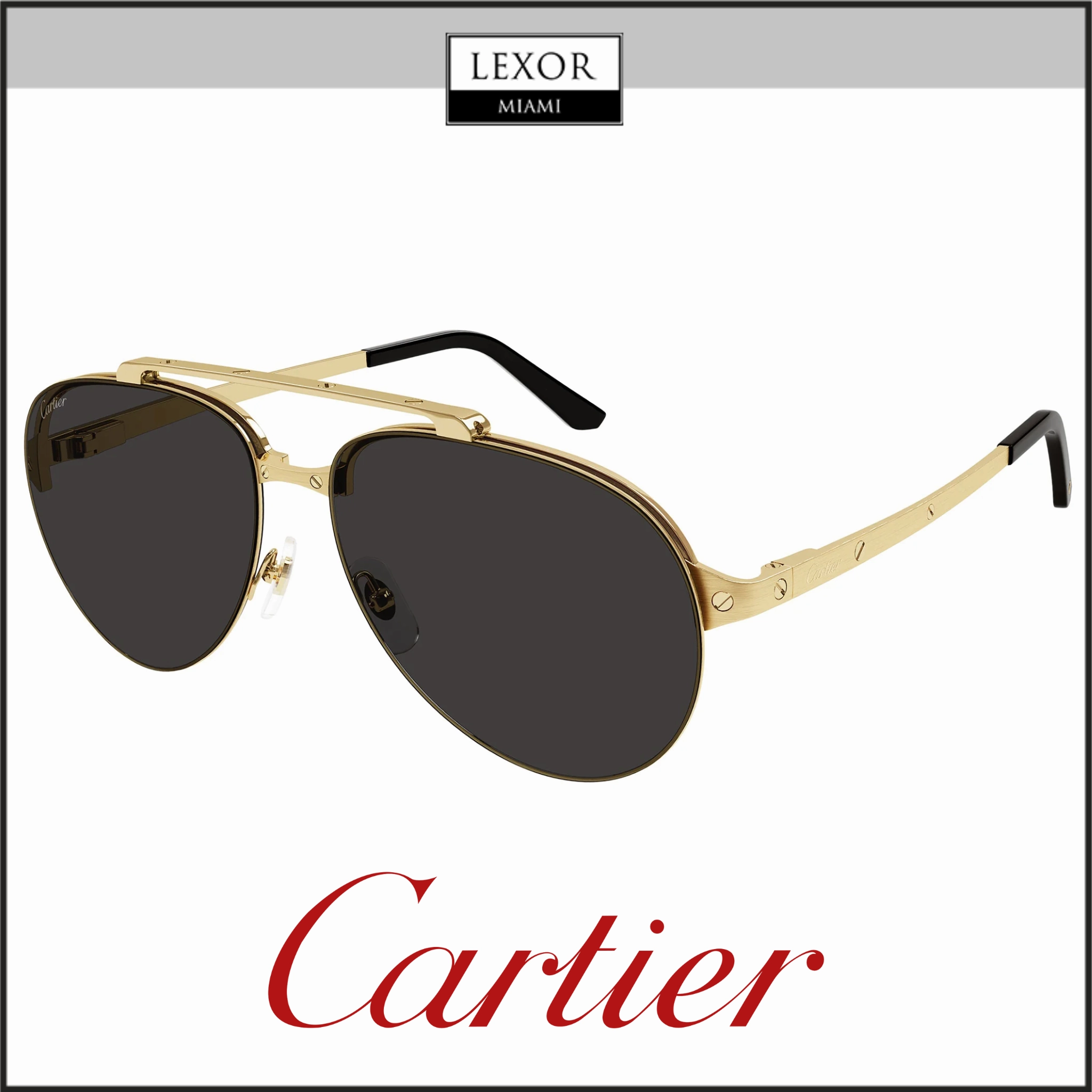 Cartier CT0354S-001 61 Sunglass MAN METAL
