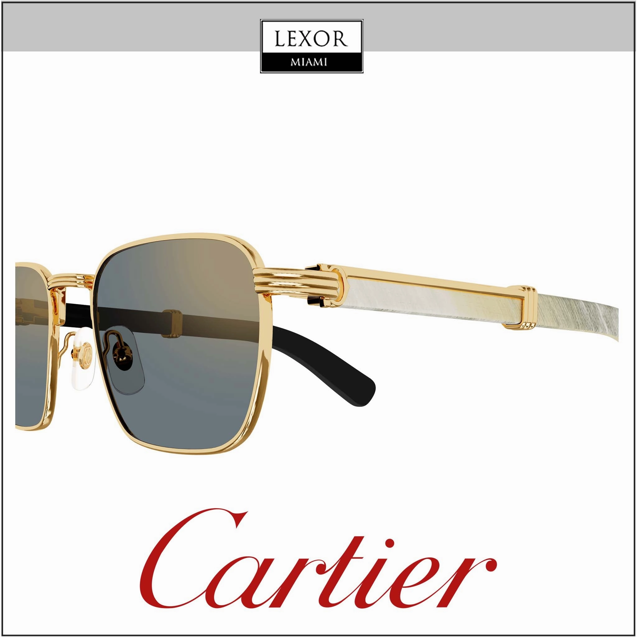 Cartier CT0363S-003 54-21 Unisex Sunglasses