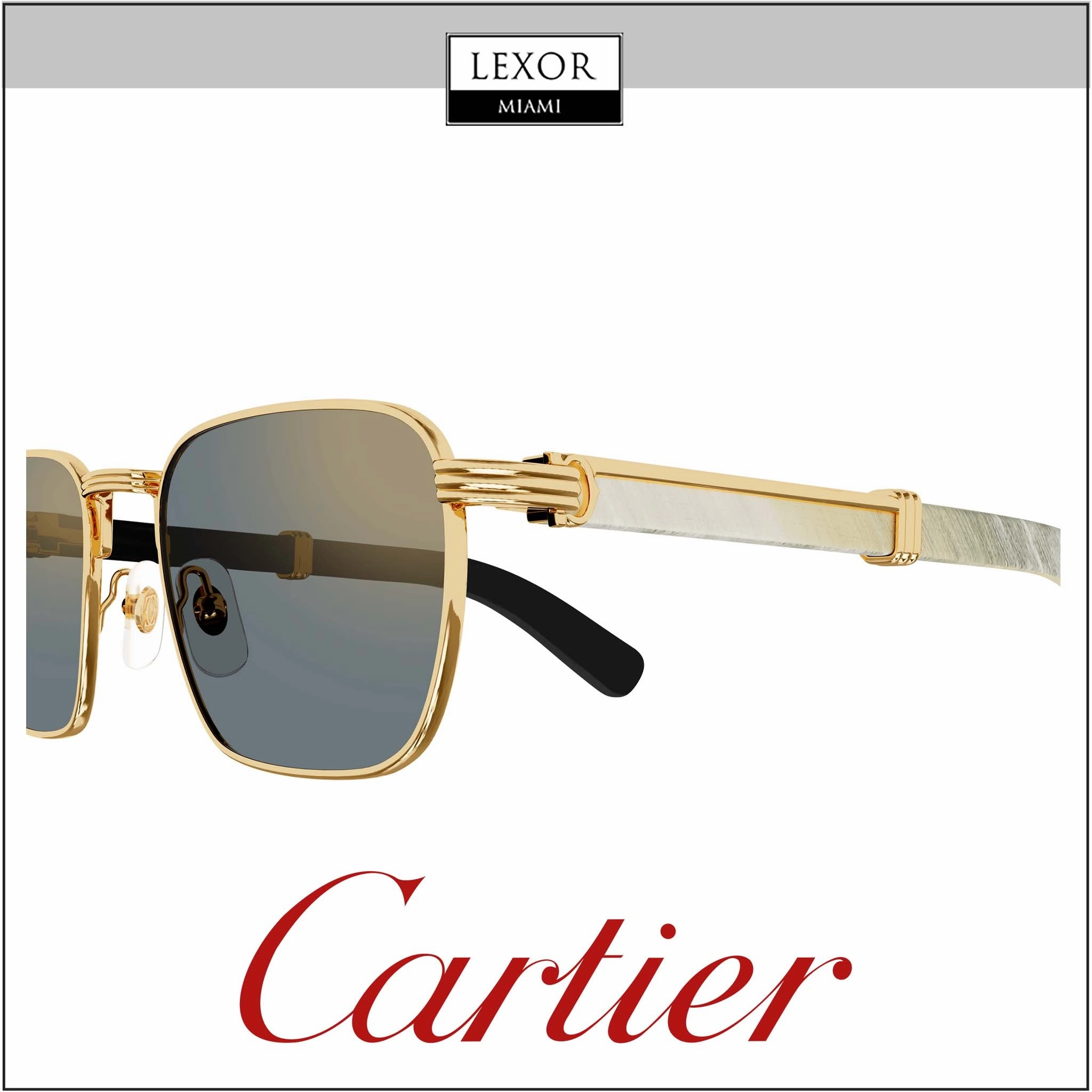 Cartier CT0363S-003 54-21 Unisex Sunglasses