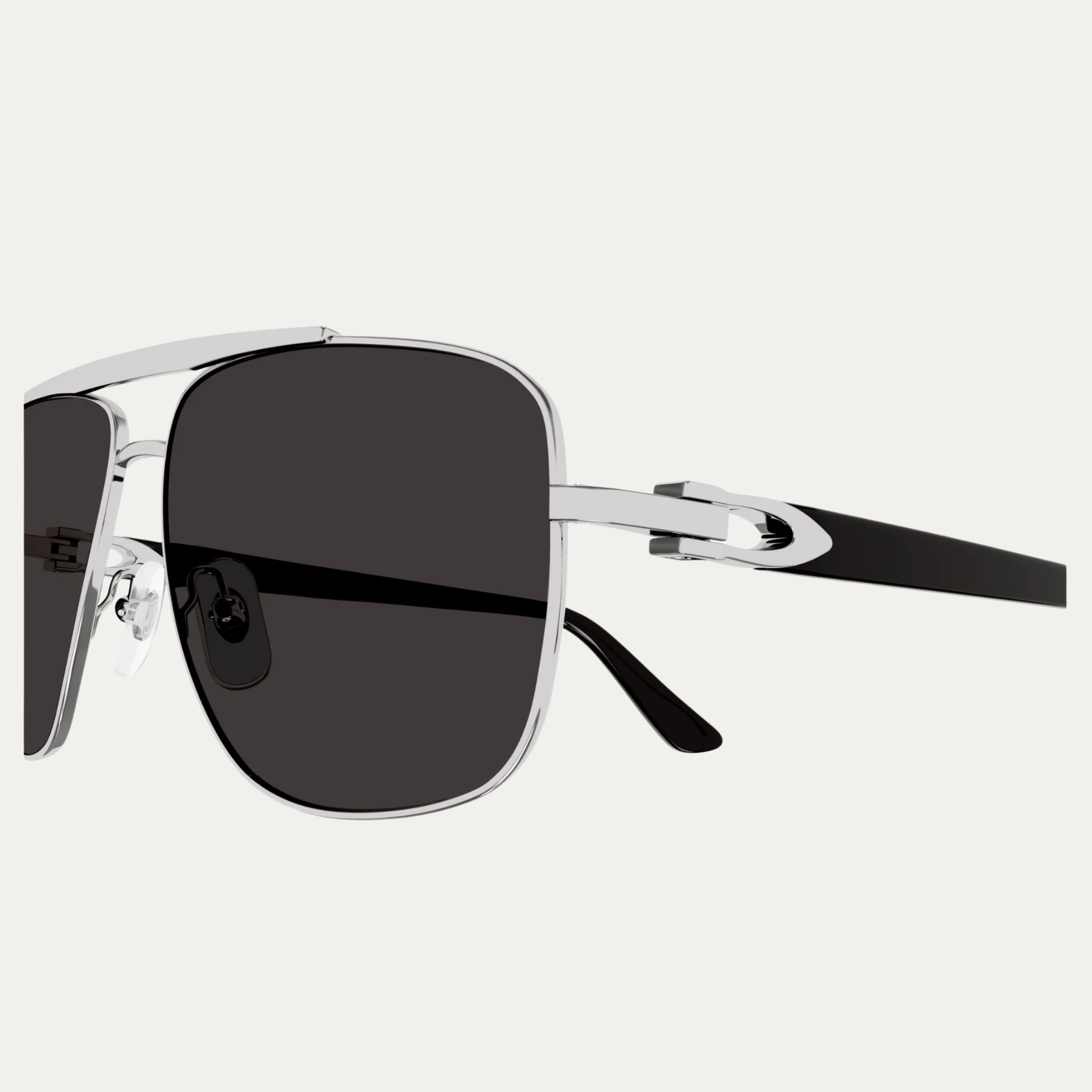 Cartier CT0365S-001 58 Metal Men Sunglasses