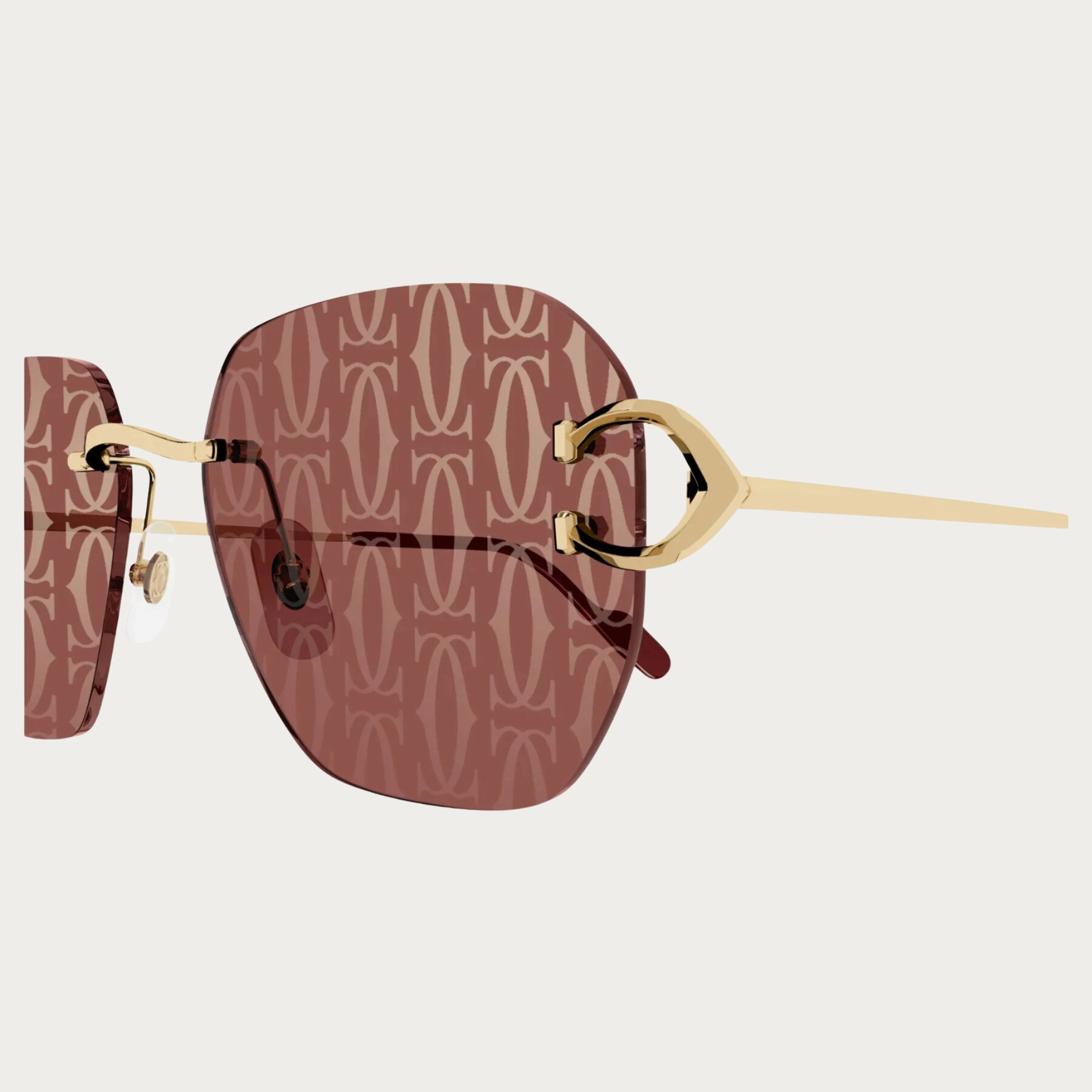 Cartier CT0394S 003 58 Sunglasses UNISEX METAL