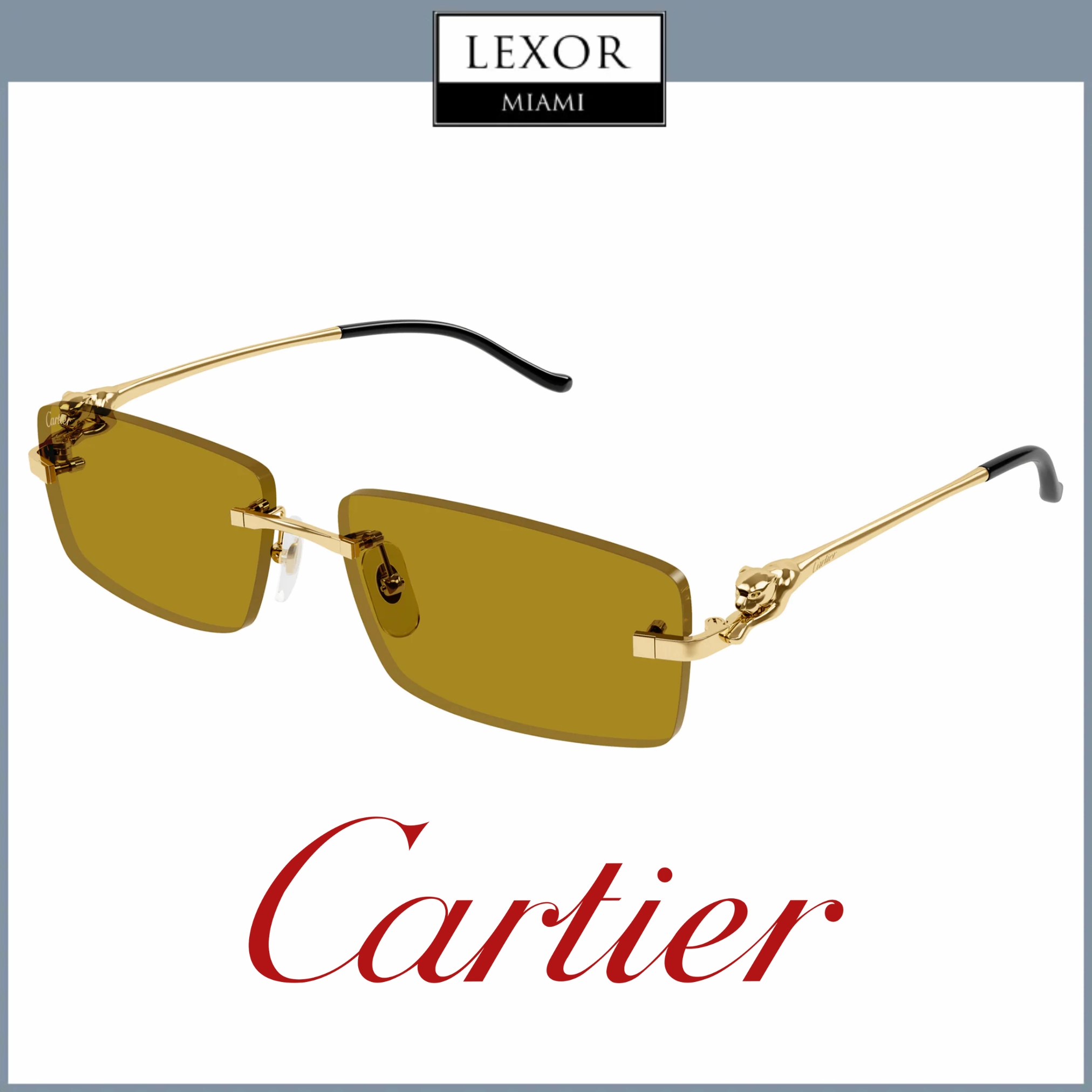 Cartier CT0430S-003 58 Unisex Sunglasses