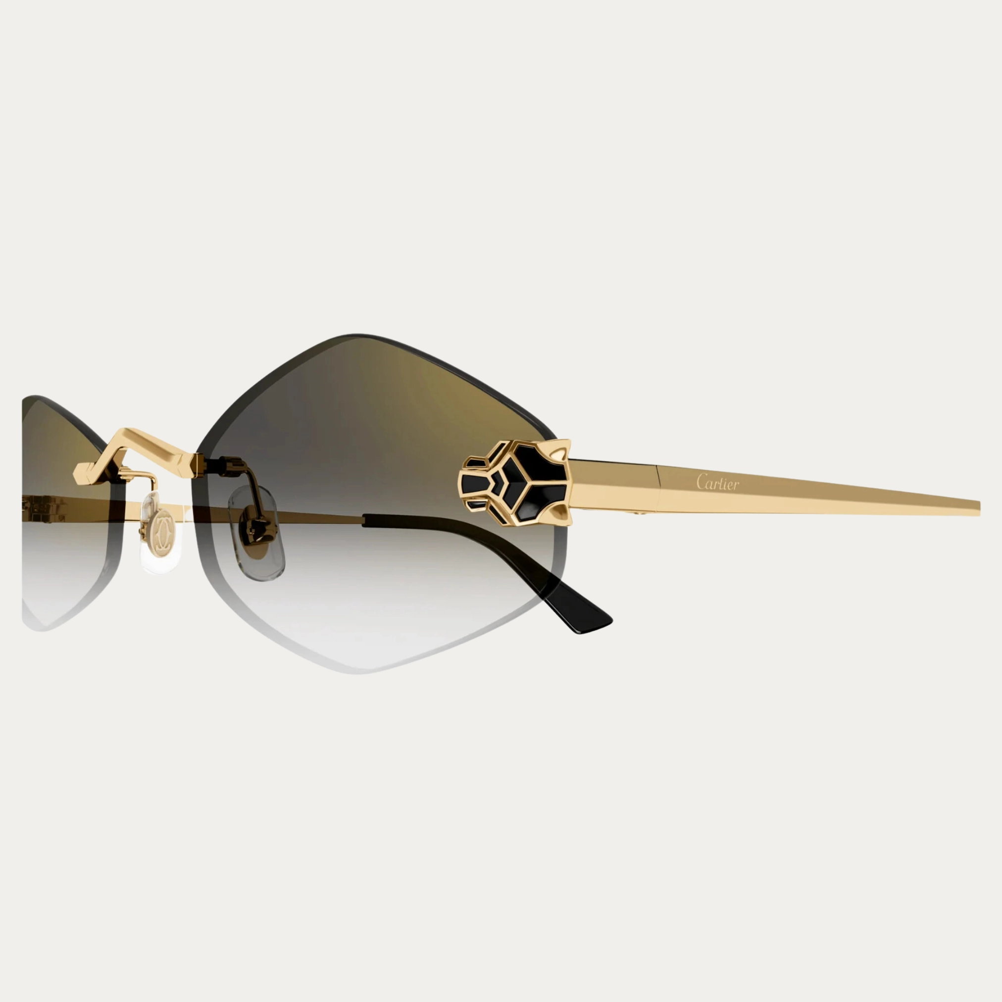 Cartier CT0433S-001 55 Sunglass WOMAN METAL