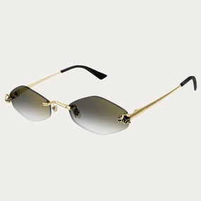 Cartier CT0433S-001 55 Sunglass WOMAN METAL