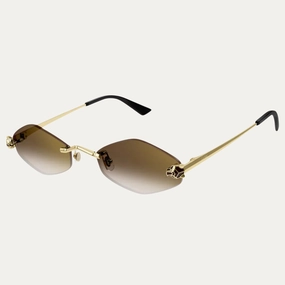 Cartier CT0433S-002 55 Sunglass WOMAN METAL