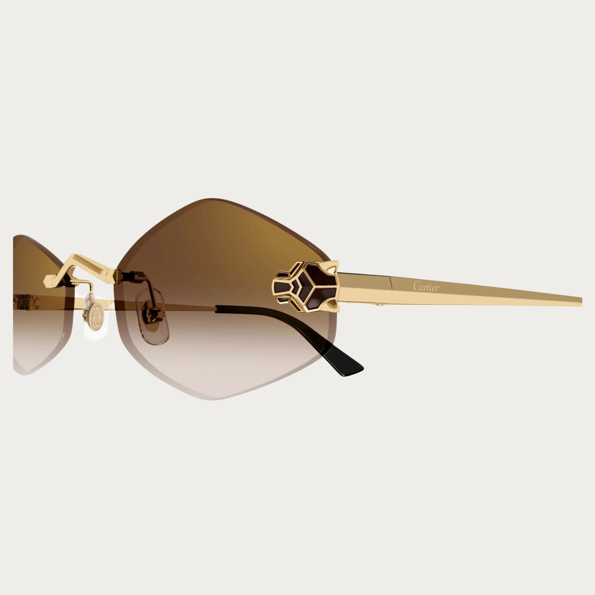 Cartier CT0433S-002 55 Sunglass WOMAN METAL