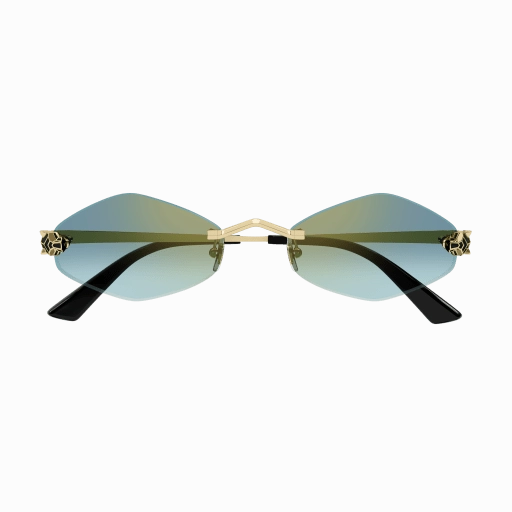 Cartier CT0433S-003 55 Woman Metal Sunglasses